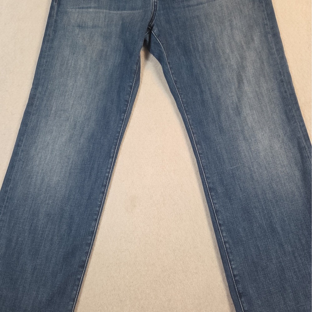 Seven For All Mankind Austyn Mens Straight Leg Jeans Med Wash Whisker Size 34/29 - Picture 3 of 14